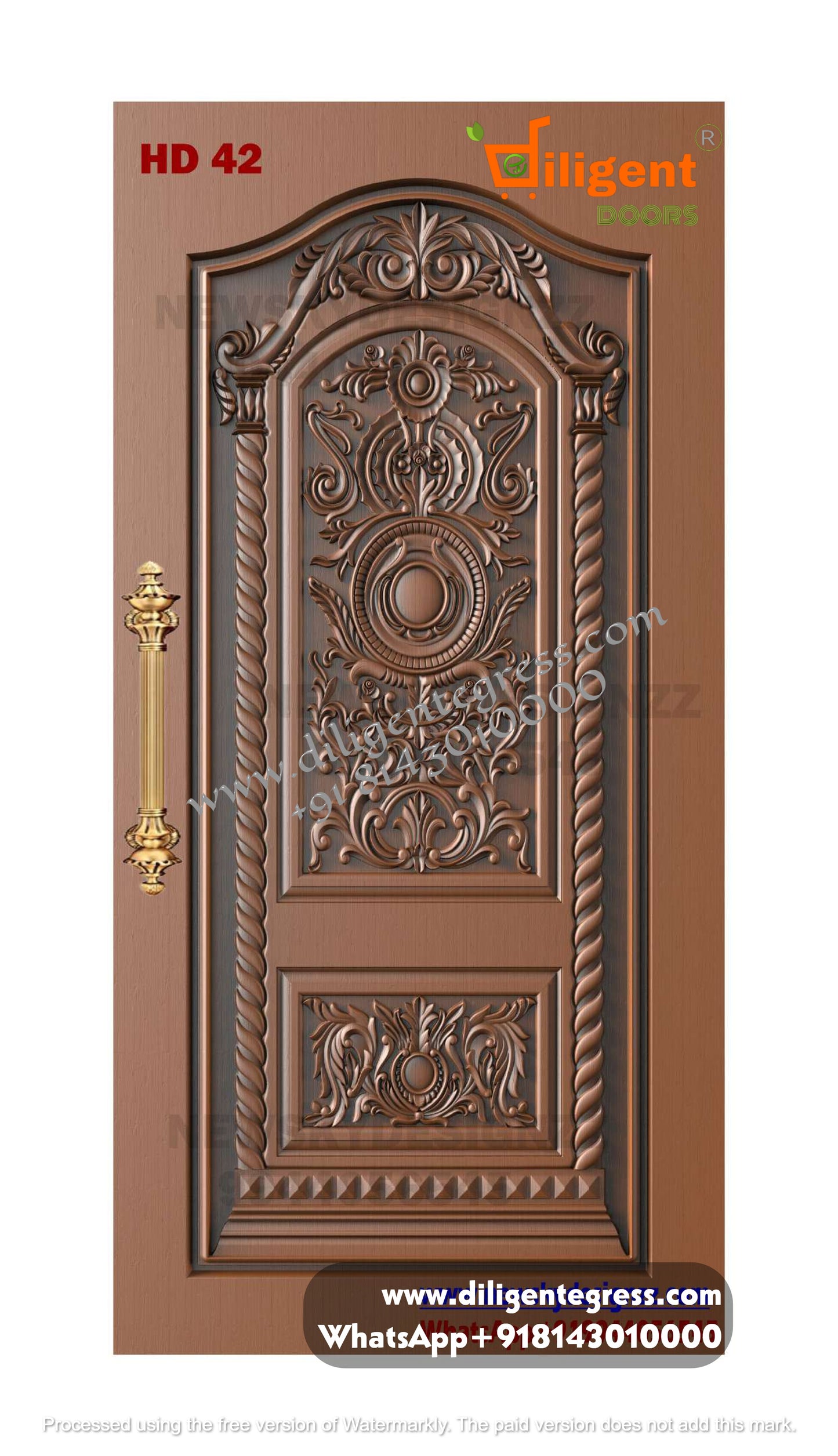 DEPL HD 42 Teakwood carving door