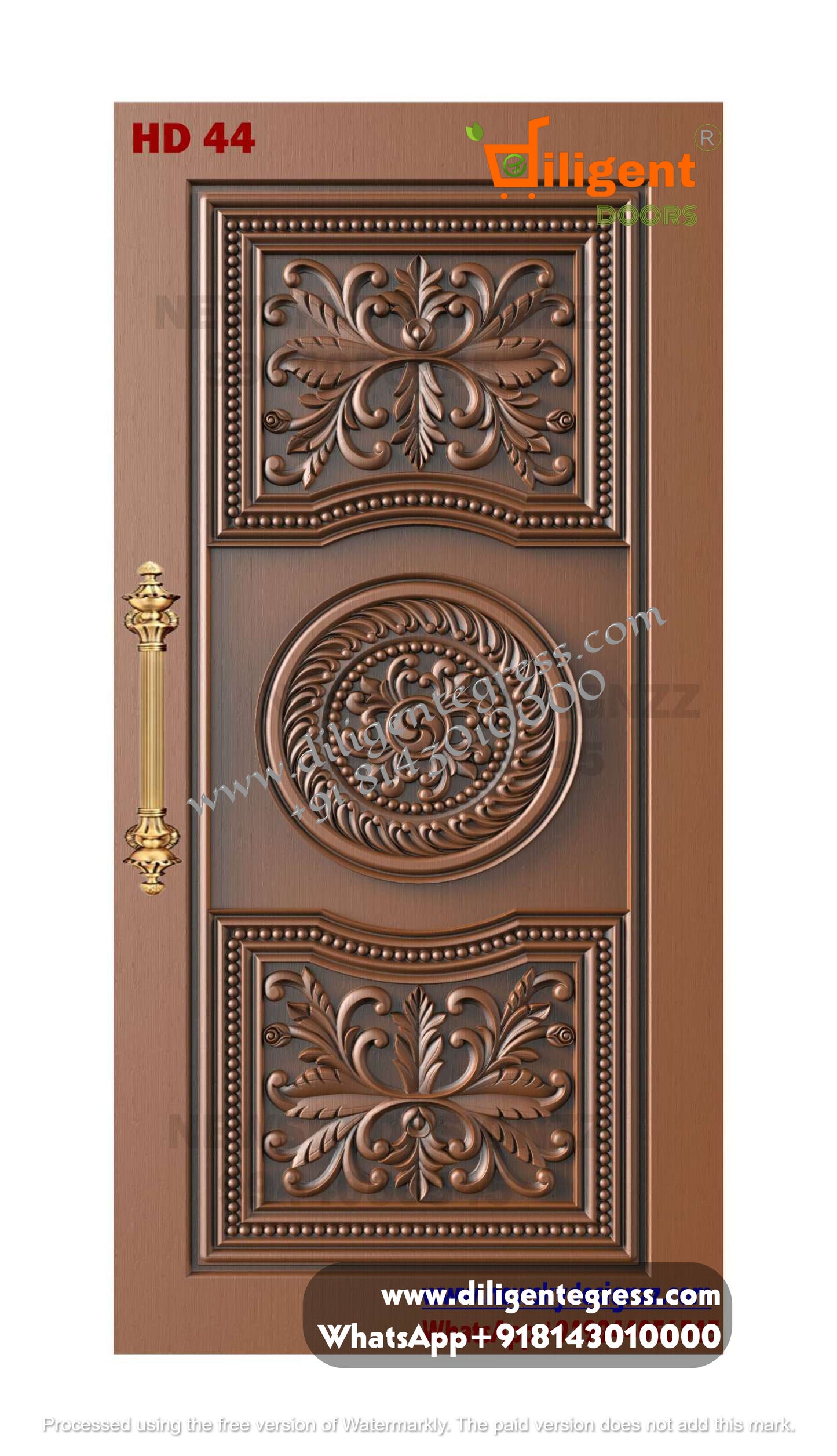 DEPL HD 44 Teakwood carving door