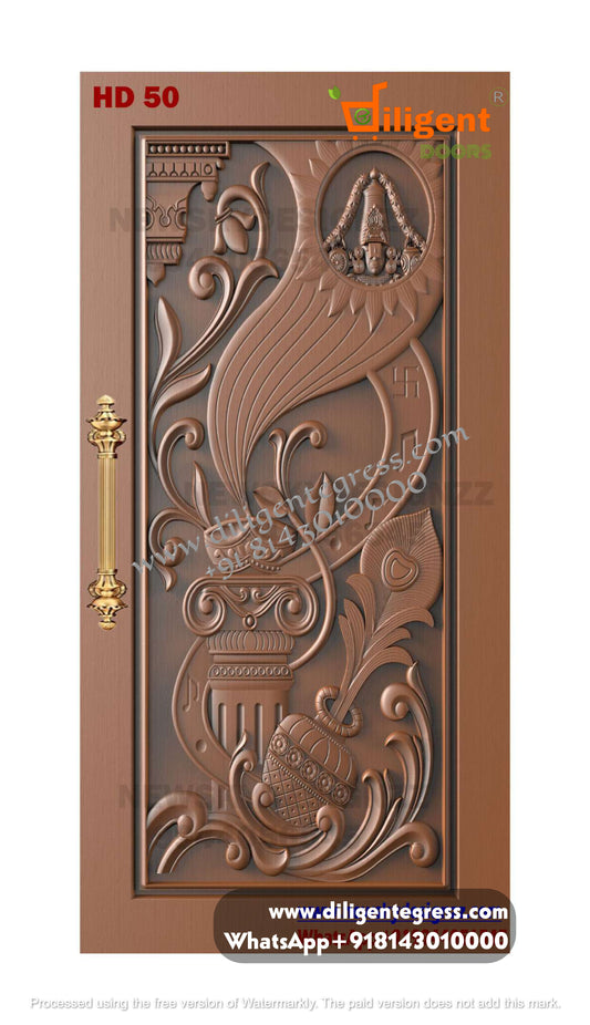 DEPL HD 50 Teakwood carving door