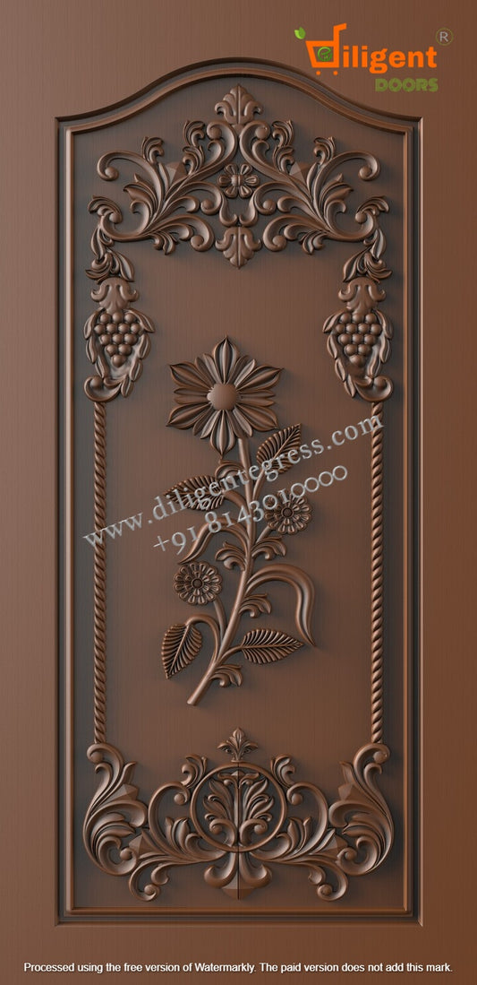 DEPL NF 1 Teakwood carving door