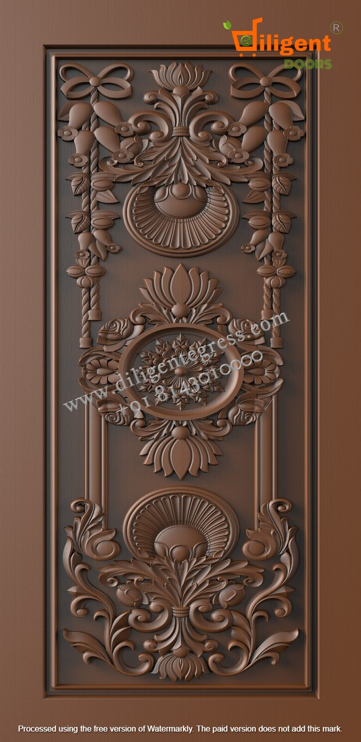 DEPL NF 10 Teakwood carving door