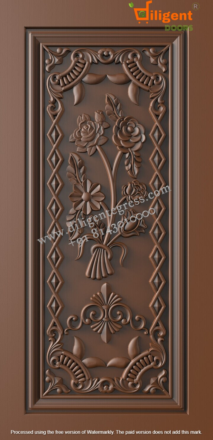 DEPL NF 16 Teakwood carving door