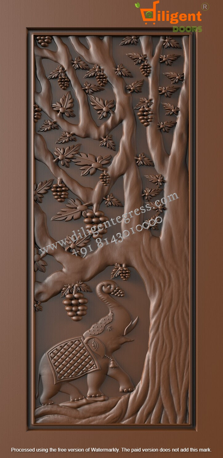 DEPL NF 18 Teakwood carving door