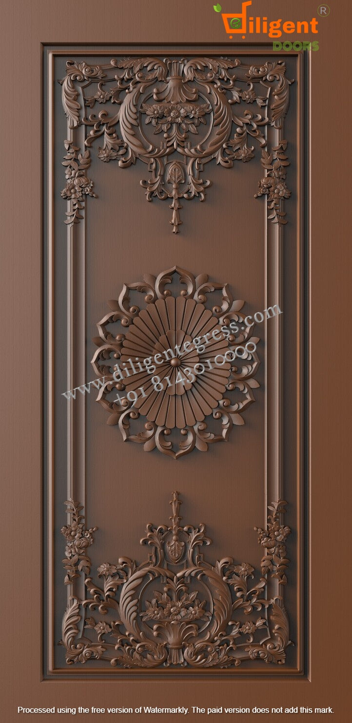 DEPL NF 21 Teakwood carving door