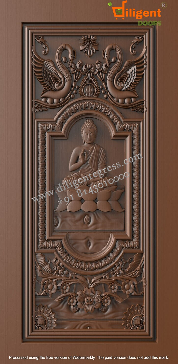 DEPL NF 23 Teakwood carving door