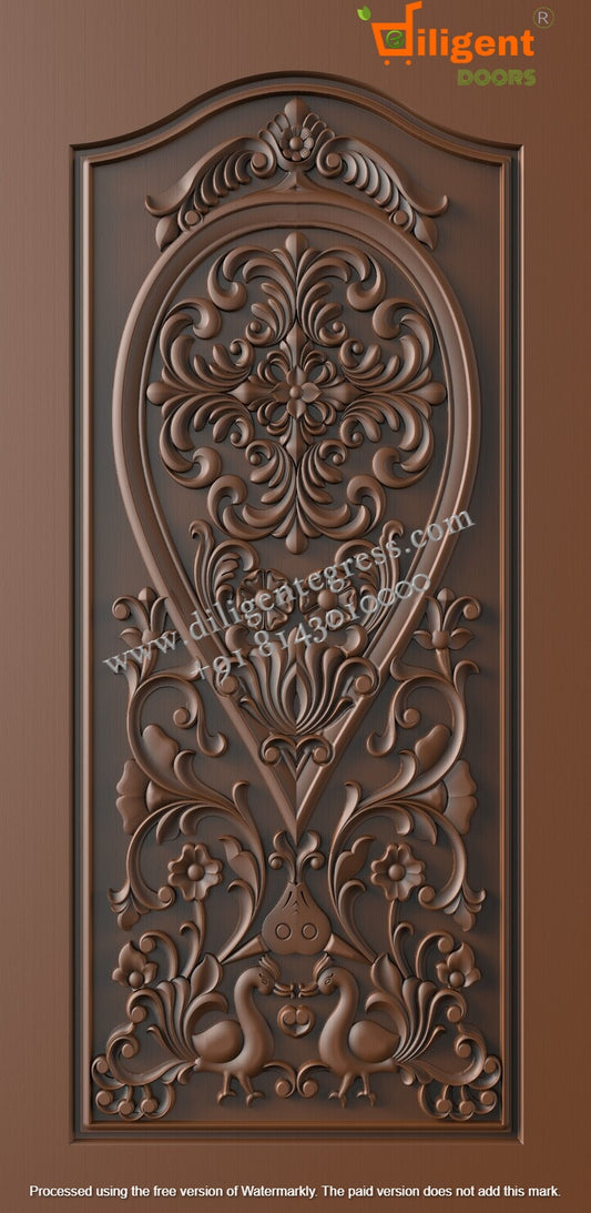 DEPL NF 32 Teakwood carving door