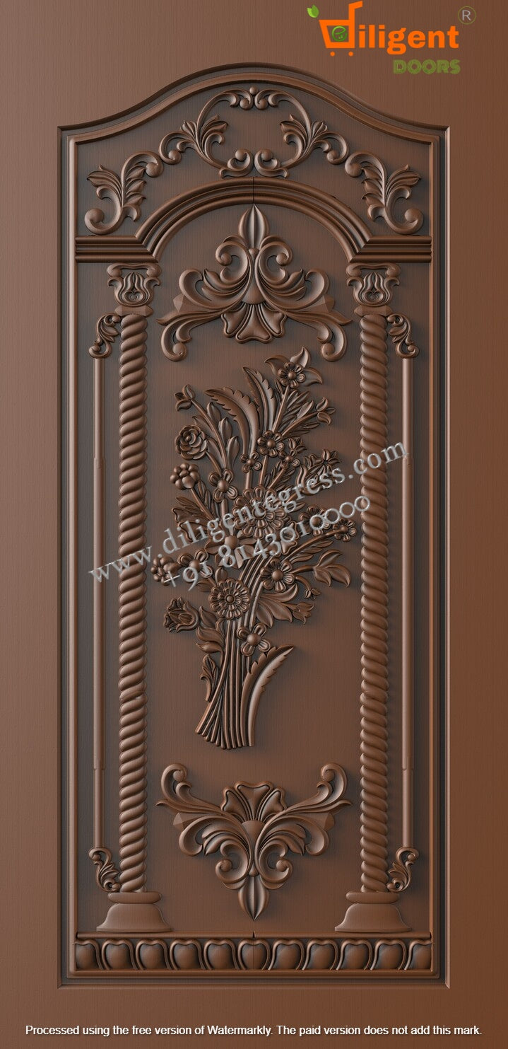 DEPL NF 33 Teakwood carving door