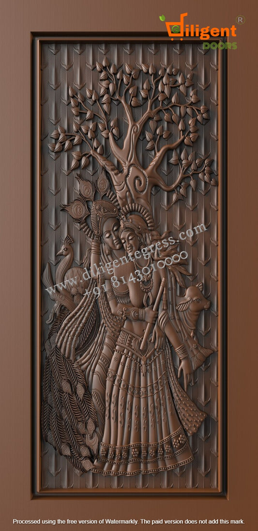 DEPL NF 4 Teakwood carving door