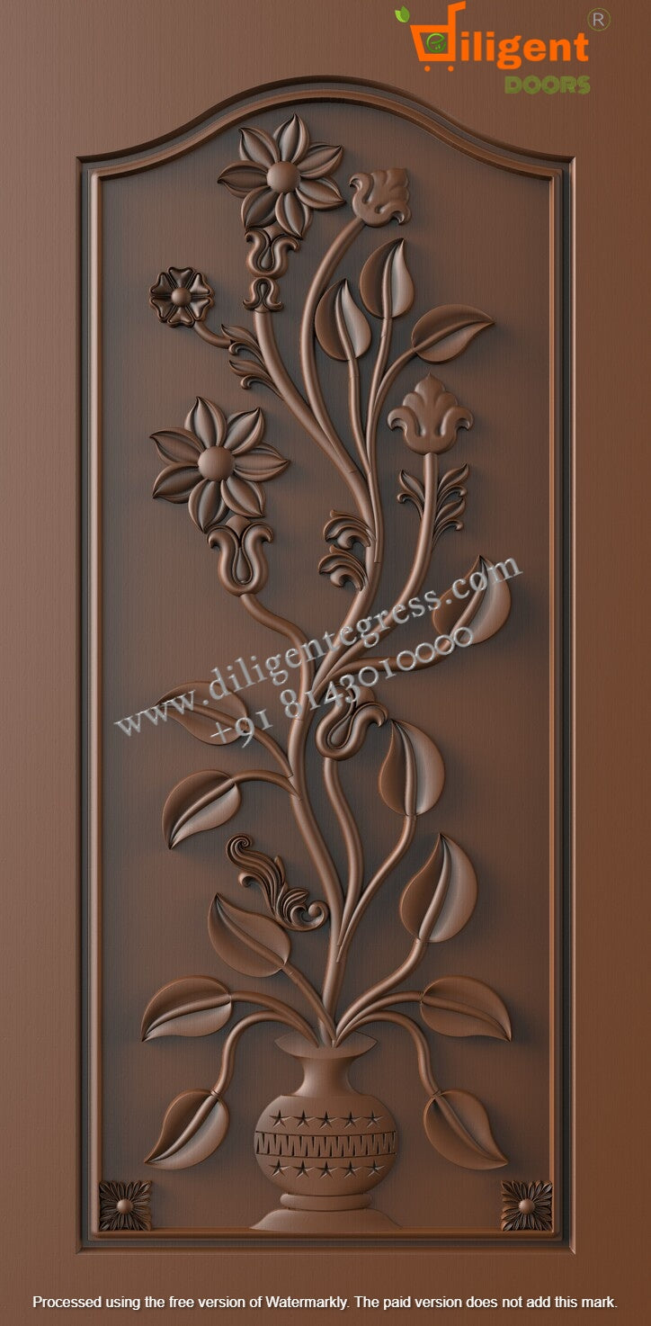 DEPL NF 44 Teakwood carving door