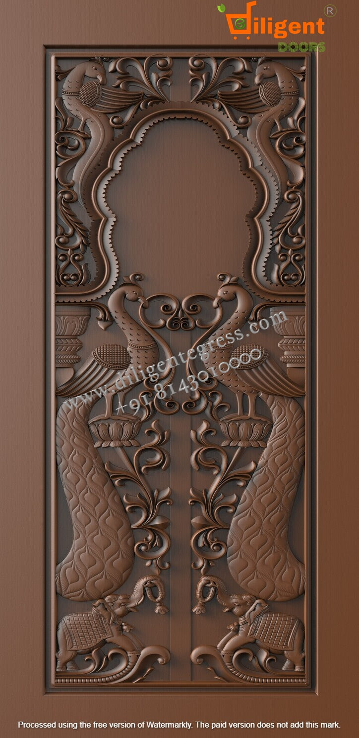 DEPL NF 45 Teakwood carving door