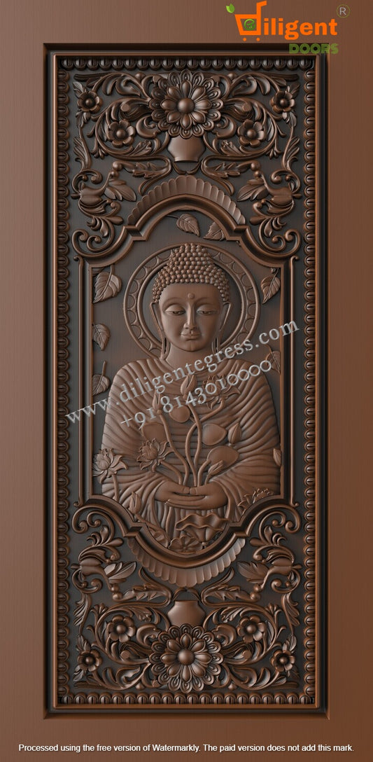 DEPL NF 47 Teakwood carving door