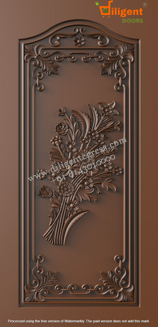 DEPL NF 49 Teakwood carving door