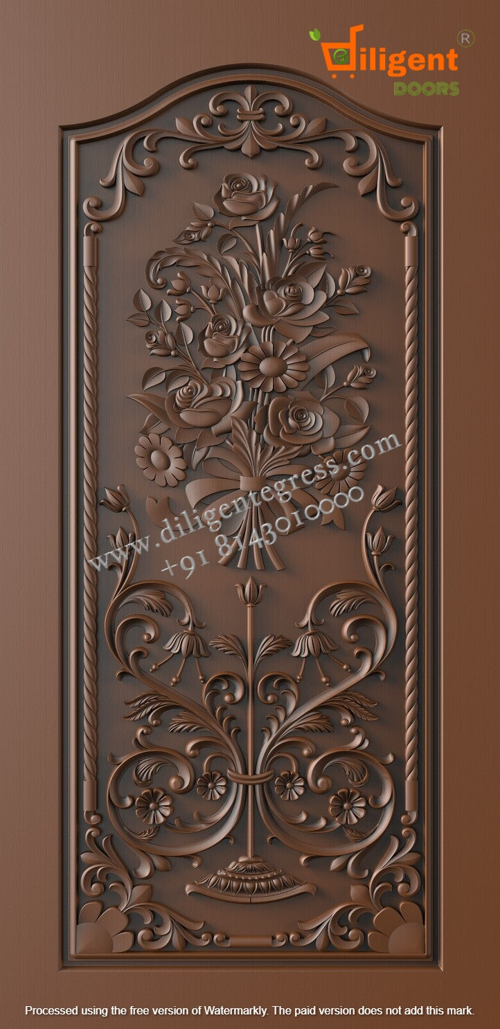 DEPL NF 6 Teakwood carving door