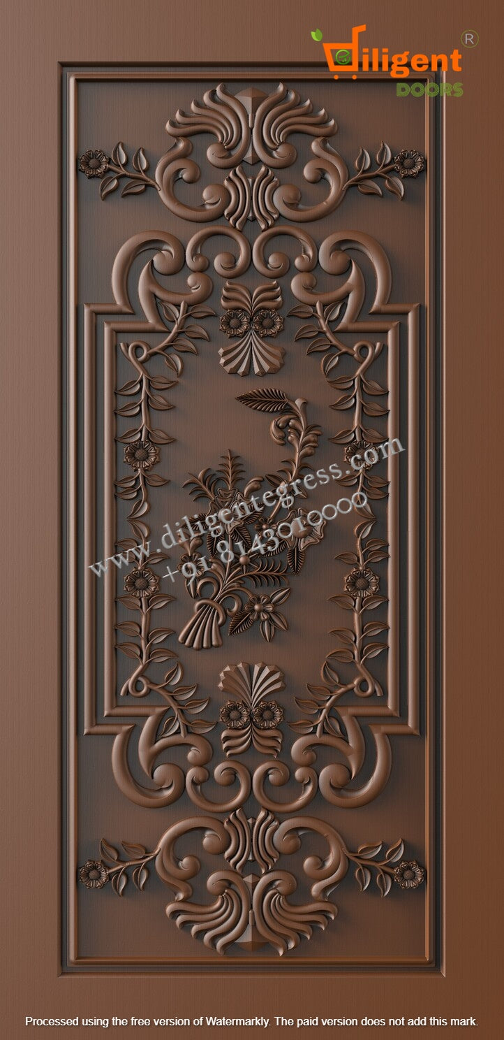 DEPL NF 7 Teakwood carving door