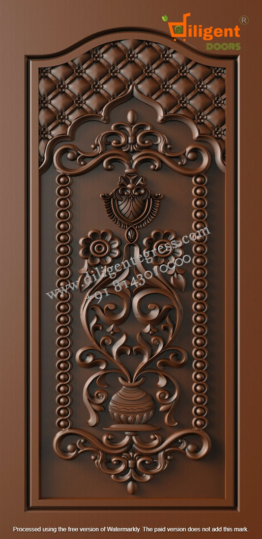 DEPL PM 107 Teakwood carving door