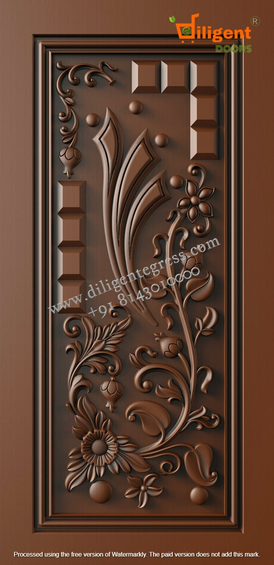 DEPL PM 108 Teakwood carving door