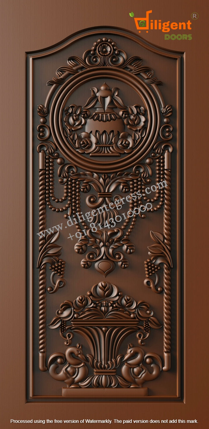 DEPL PM 109 Teakwood carving door