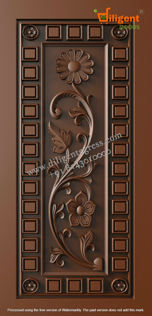 DEPL PM 110 Teakwood carving door