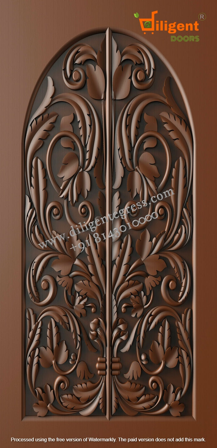 DEPL PM 113 Teakwood carving door