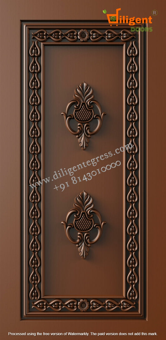 DEPL PM 117 Teakwood carving door