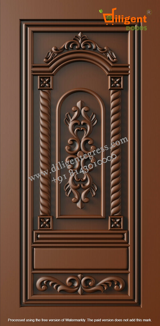 DEPL PM 119 Teakwood carving door