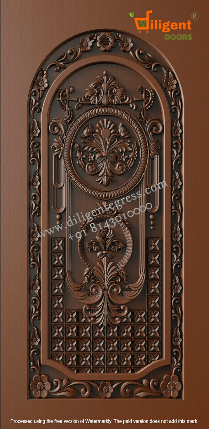 DEPL PM 121 Teakwood carving door