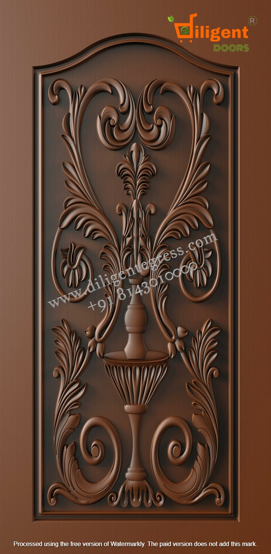 DEPL PM 123 Teakwood carving door