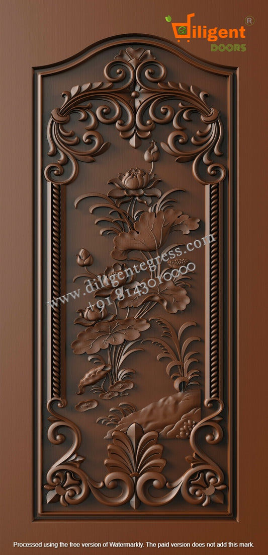 DEPL PM 127 Teakwood carving door