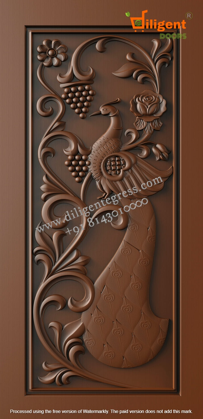 DEPL PM 131 Teakwood carving door