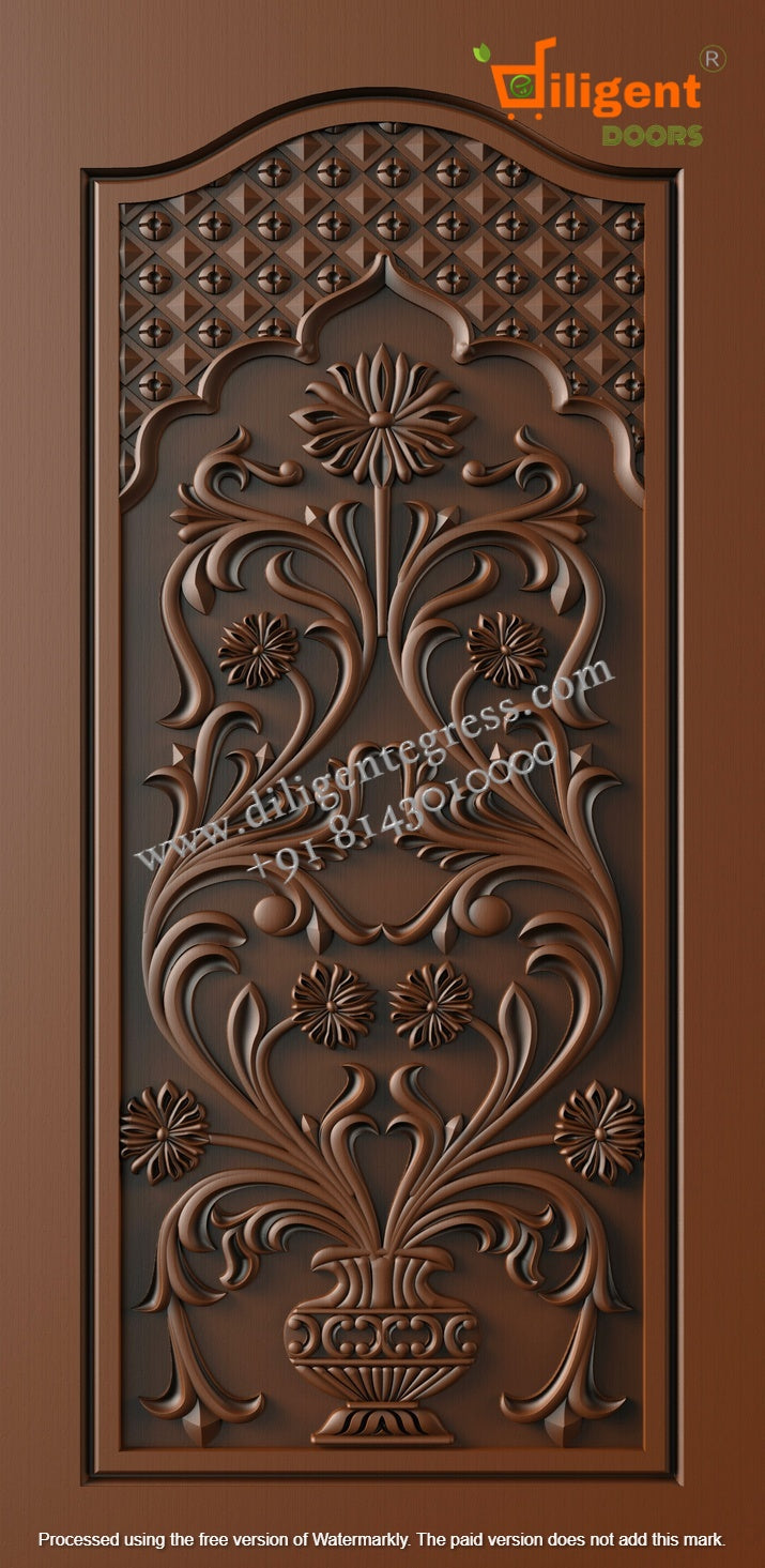 DEPL PM 136 Teakwood carving door