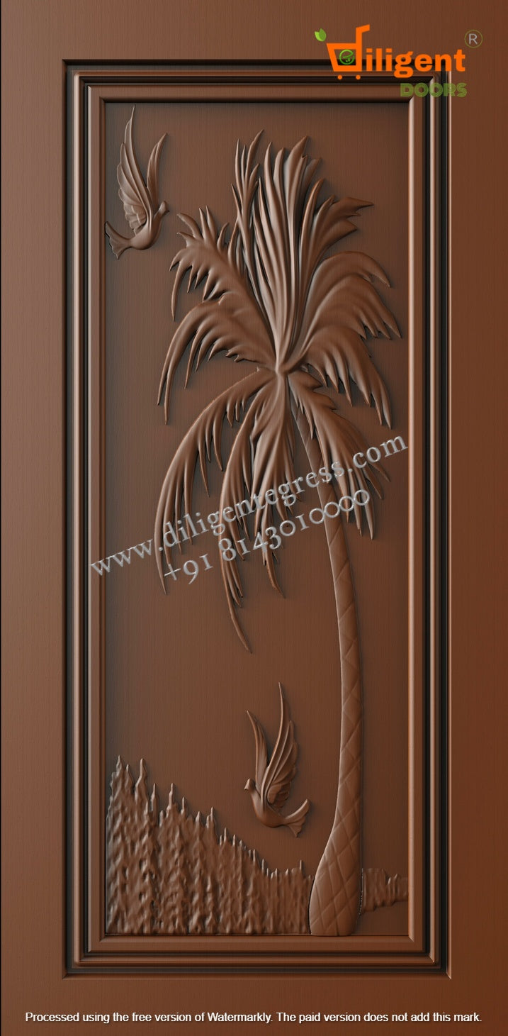 DEPL PM 137 Teakwood carving door