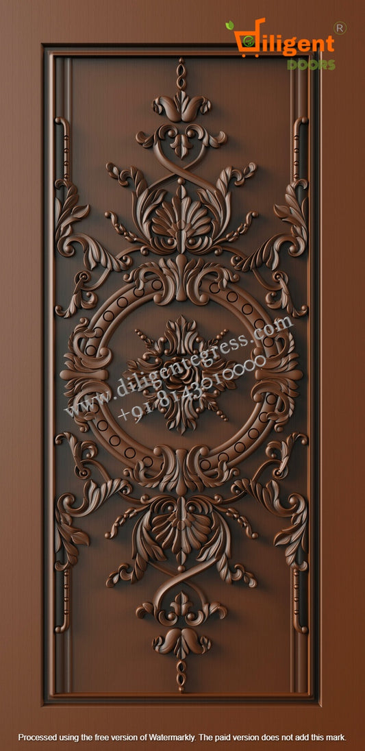 DEPL PM 146 Teakwood carving door