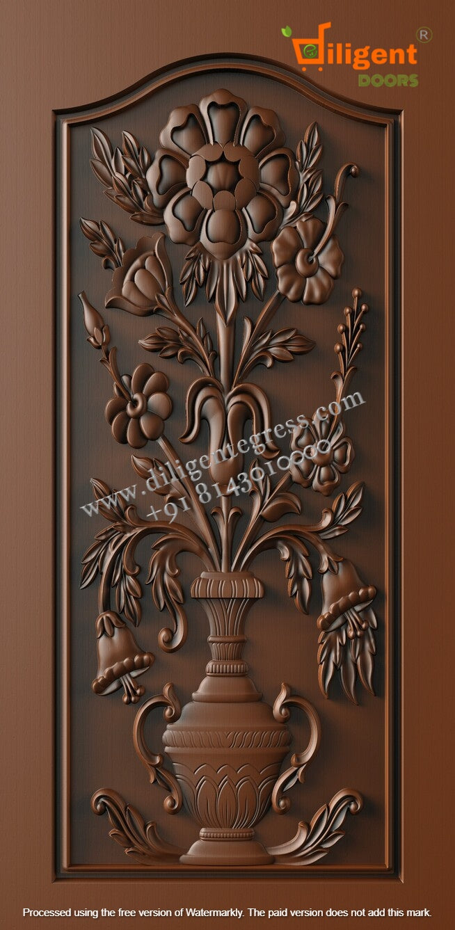 DEPL PM 57 Teakwood carving door