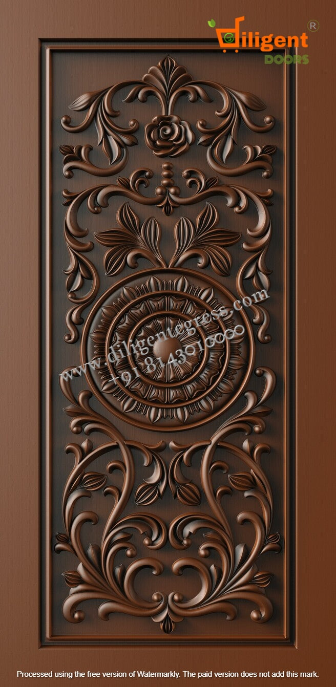 DEPL PM 67 Teakwood carving door