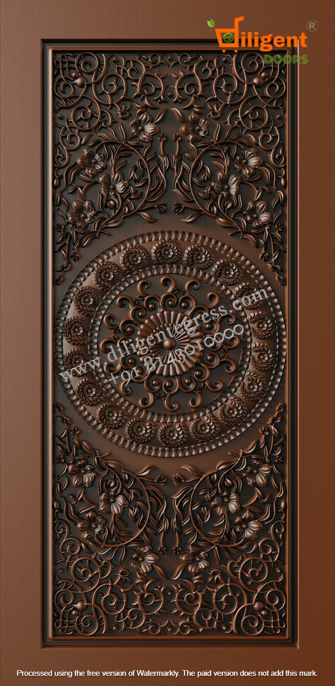 DEPL PM 69 Teakwood carving door