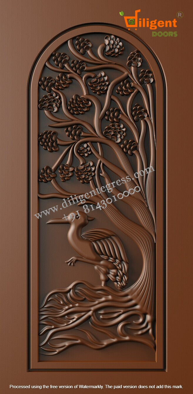 DEPL PM 72 Teakwood carving door