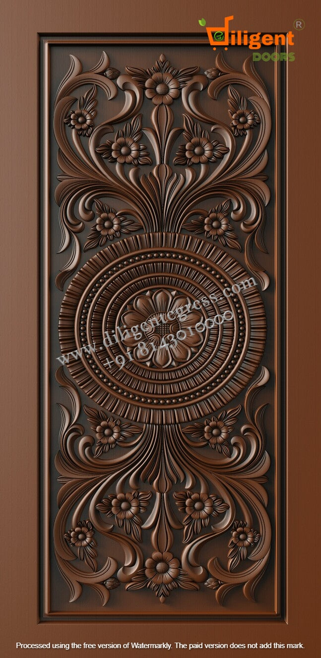 DEPL PM 80 Teakwood carving door