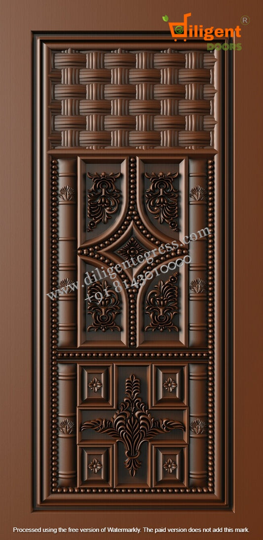 DEPL PM 82 Teakwood carving door