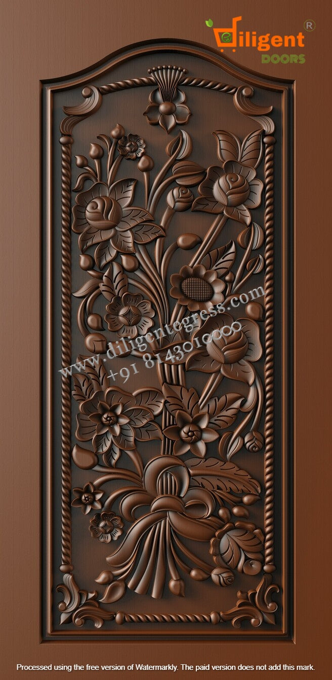 DEPL PM 85 Teakwood carving door