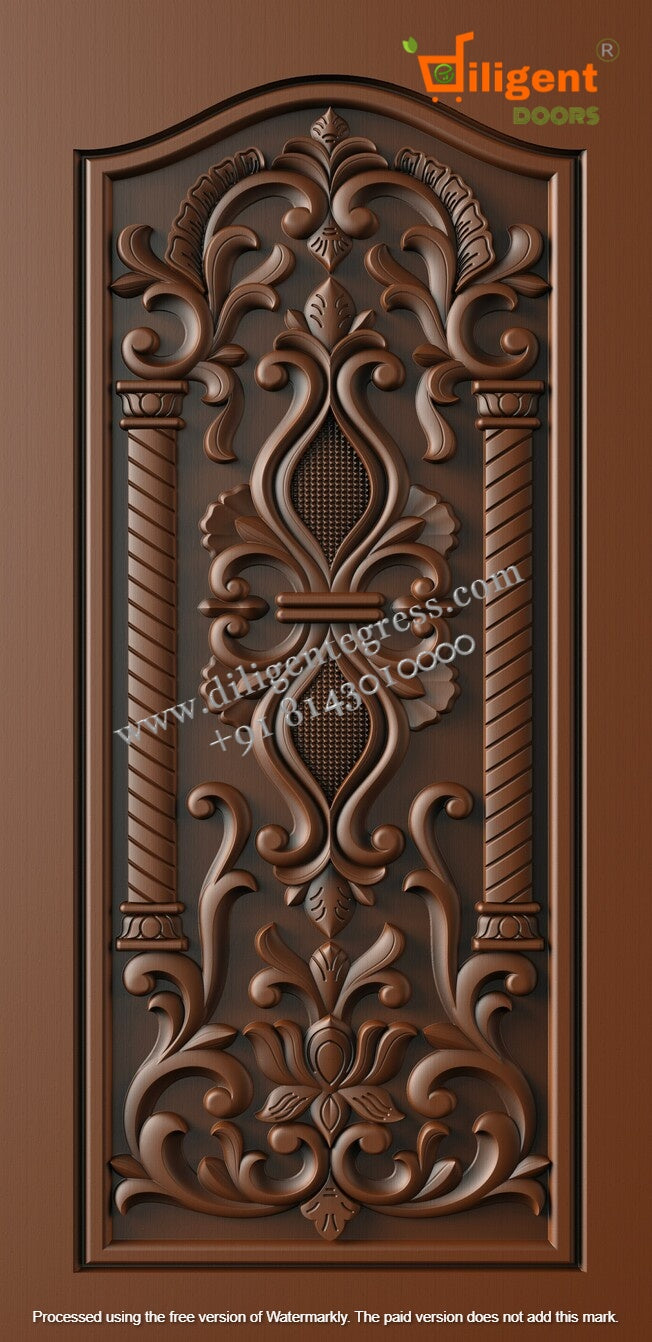 DEPL PM 93 Teakwood carving door