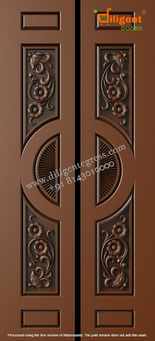 DEPL PM 96 Teakwood carving door