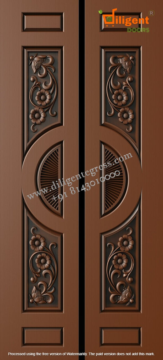 DEPL PM 96 Teakwood carving door