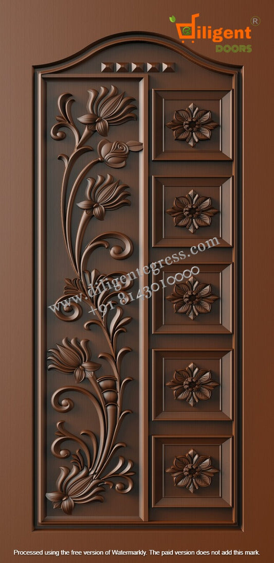 DEPL PM 98 Teakwood carving door