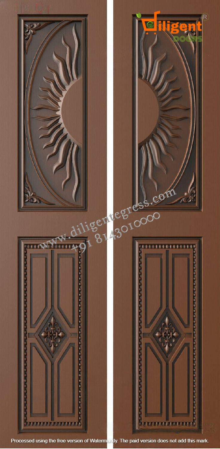 DEPL SDD 07 Teakwood carving door- Double