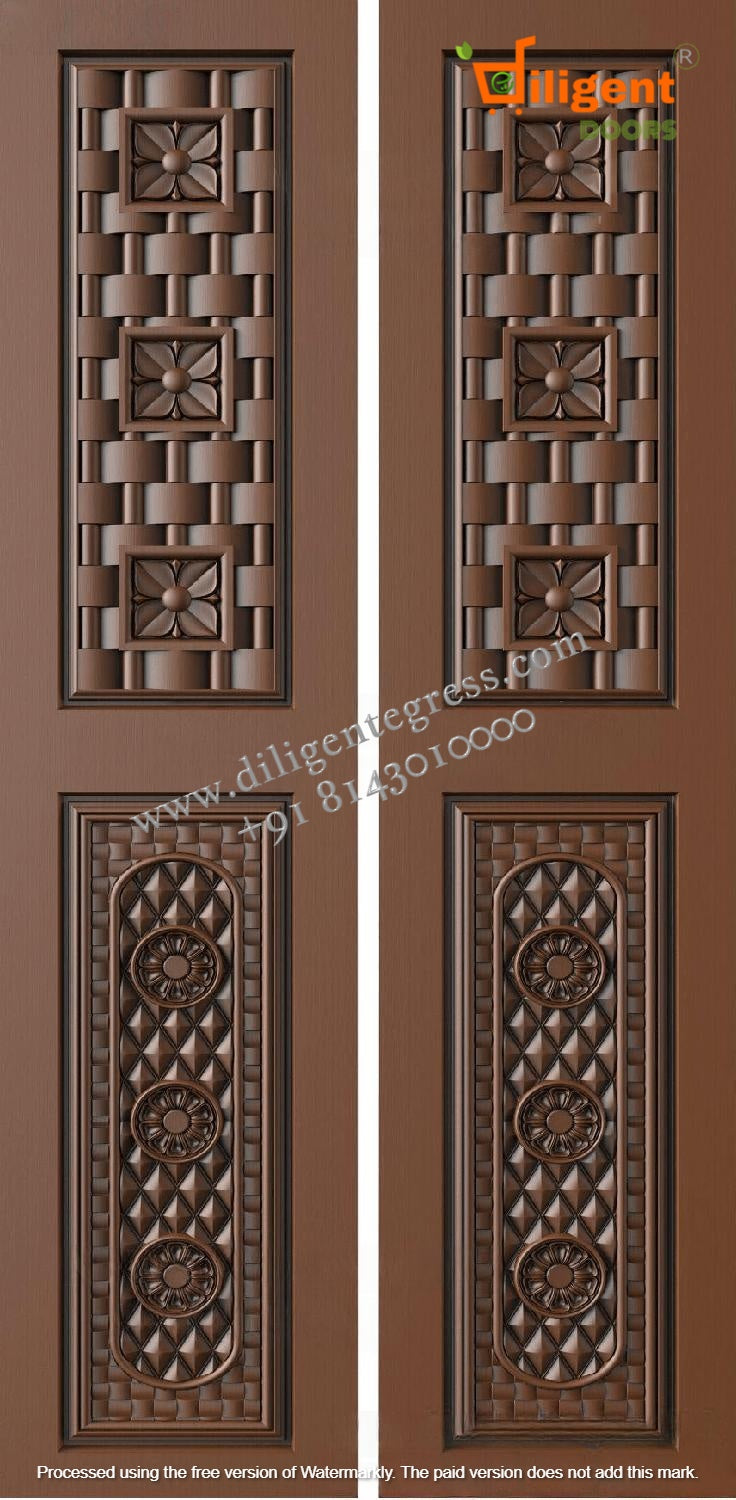 DEPL SDD 09 Teakwood carving door- Double