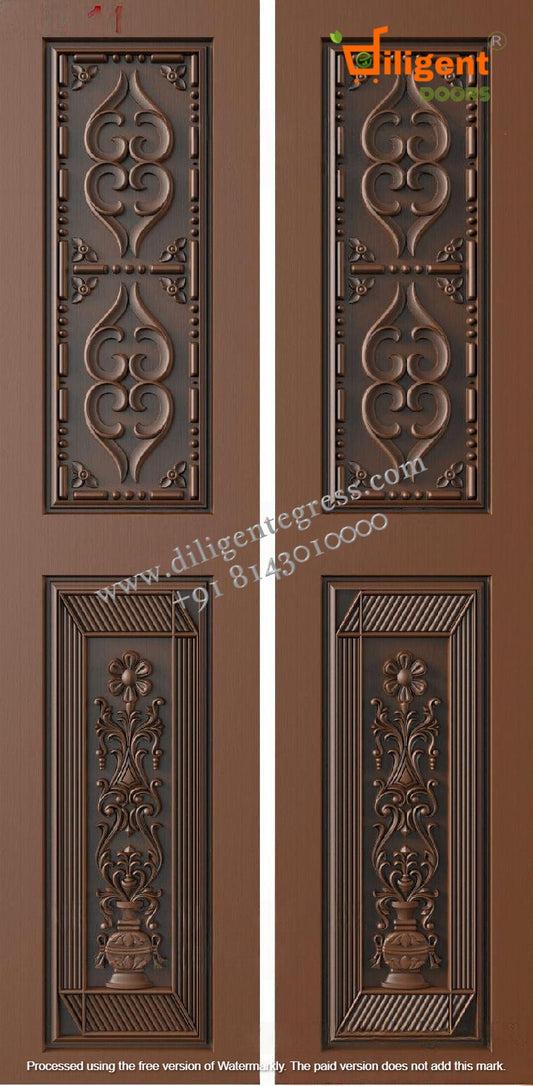 DEPL SDD 11 Teakwood carving door- Double