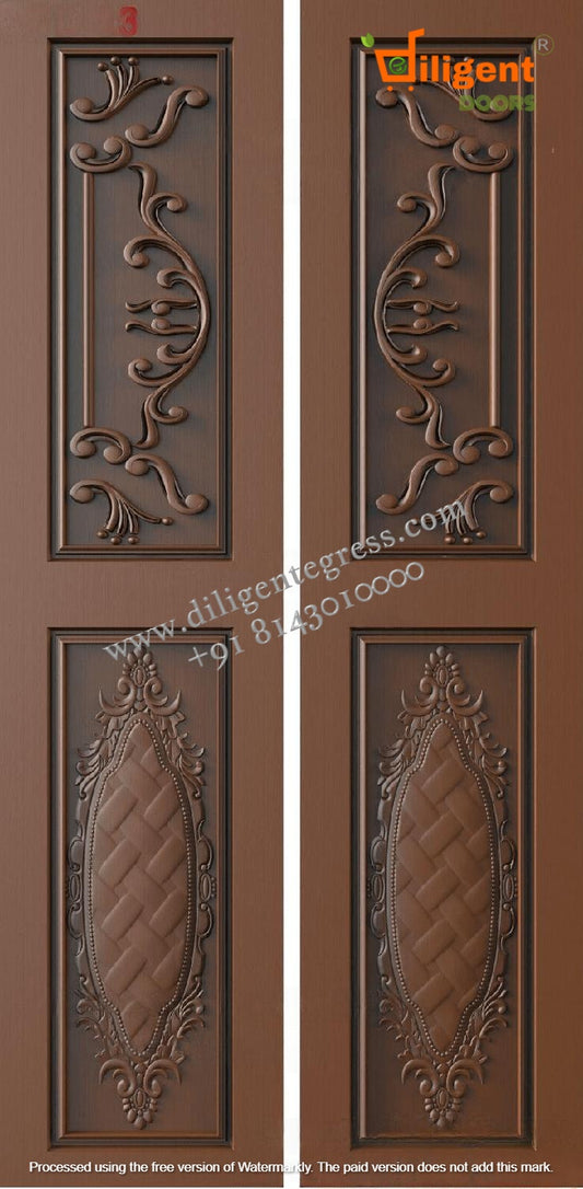 DEPL SDD 13 Teakwood carving door- Double