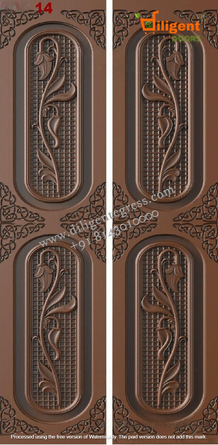 DEPL SDD 14 Teakwood carving door- Double