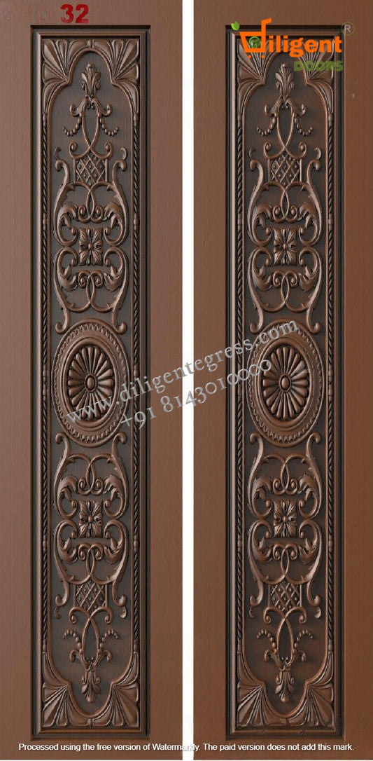 DEPL SDD 32 Teakwood carving door- Double