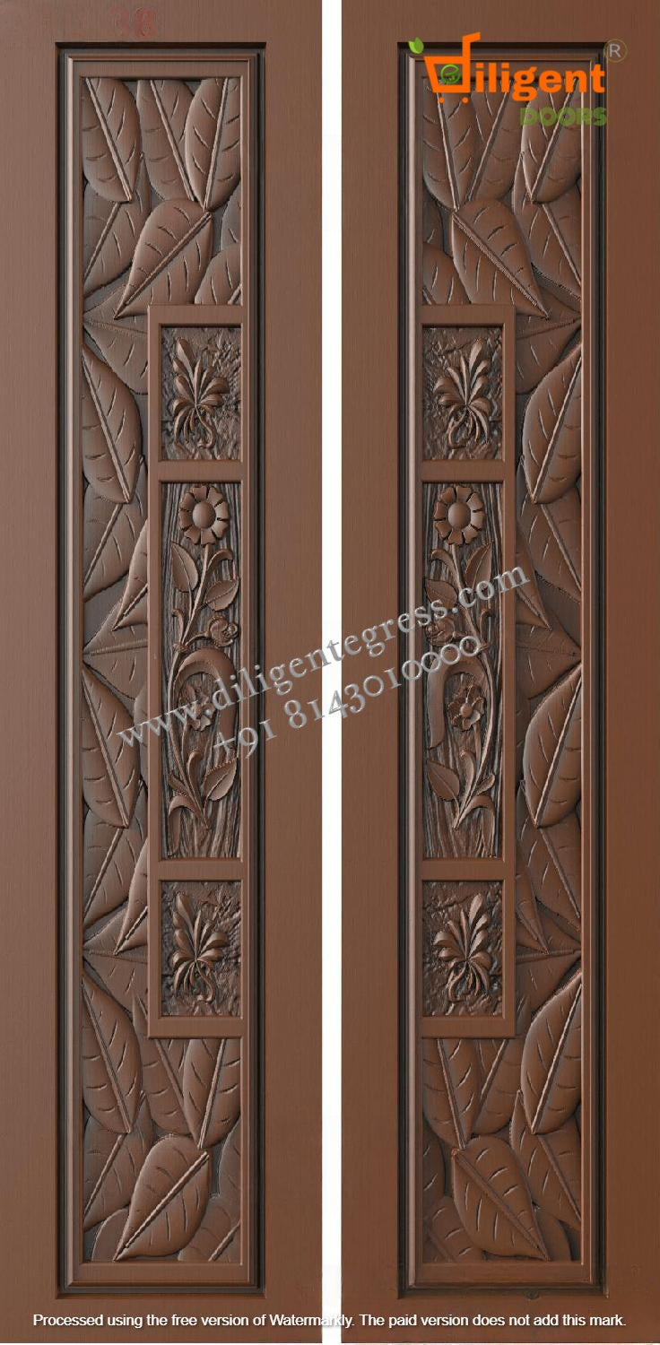 DEPL SDD 36 Teakwood carving door- Double